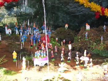 Miniautur Modell an Quelle