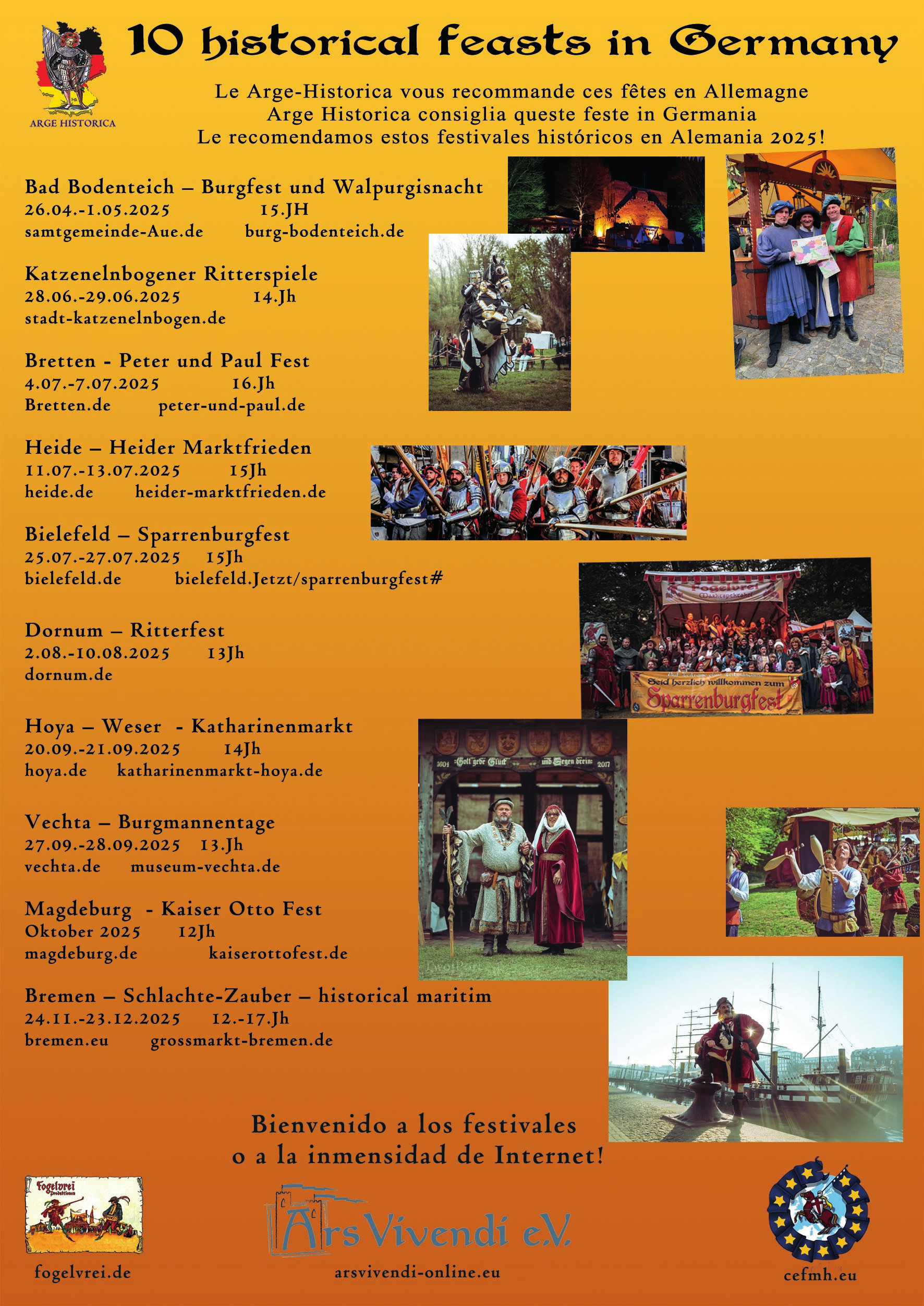 Flyer zur Messepräsentation